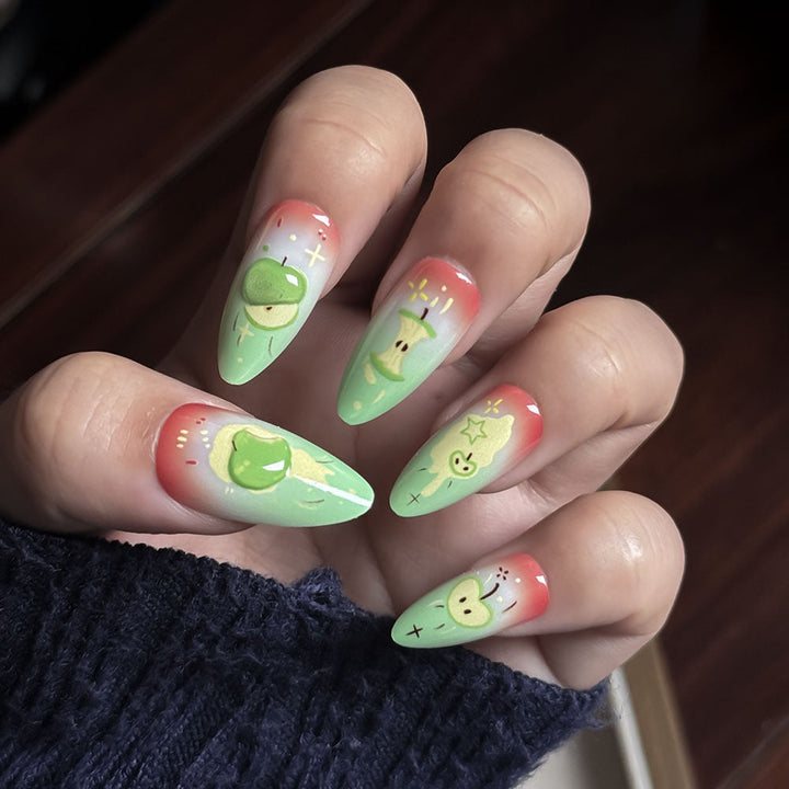Whimsical Cute Character Press-On Nails Kalsten