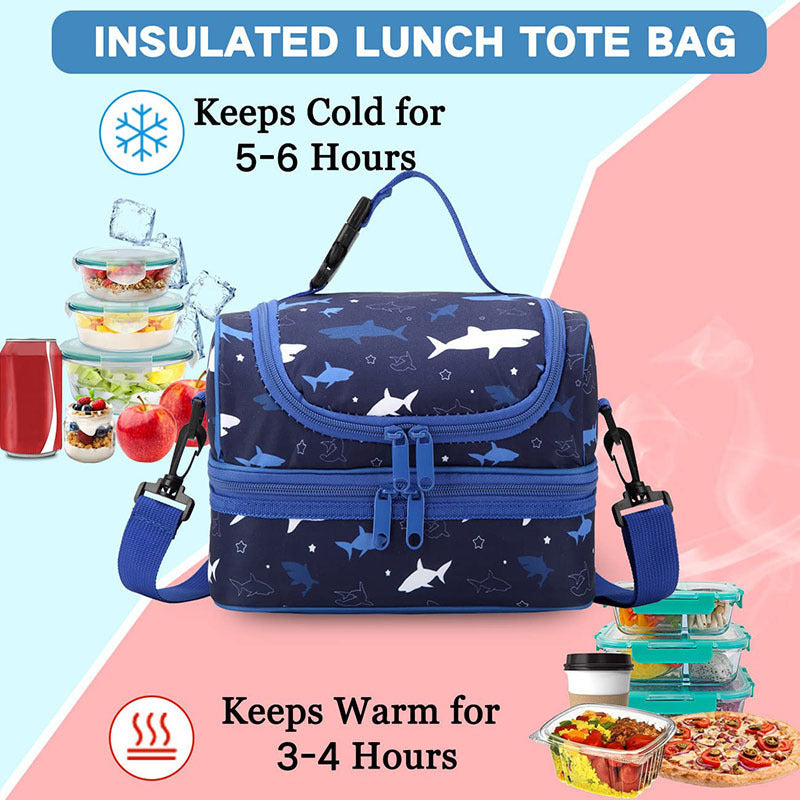Women insulated cooler bag with double compartment design Kalsten