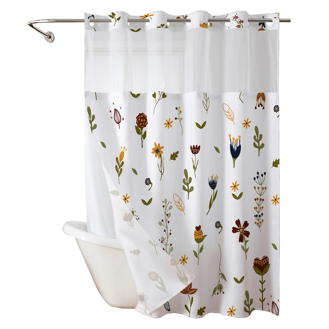 Strawberry-Themed Shower Curtain Kalsten