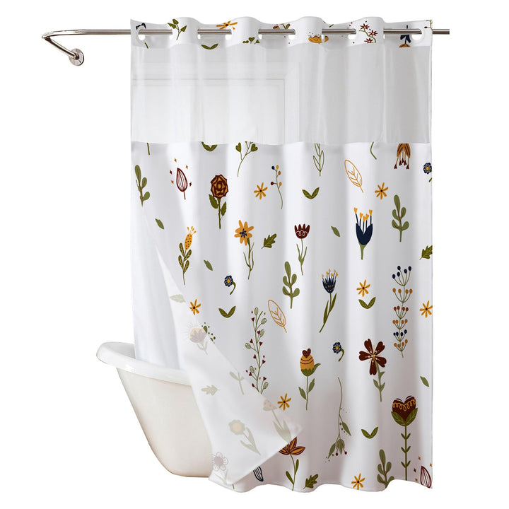Strawberry-Themed Shower Curtain Kalsten
