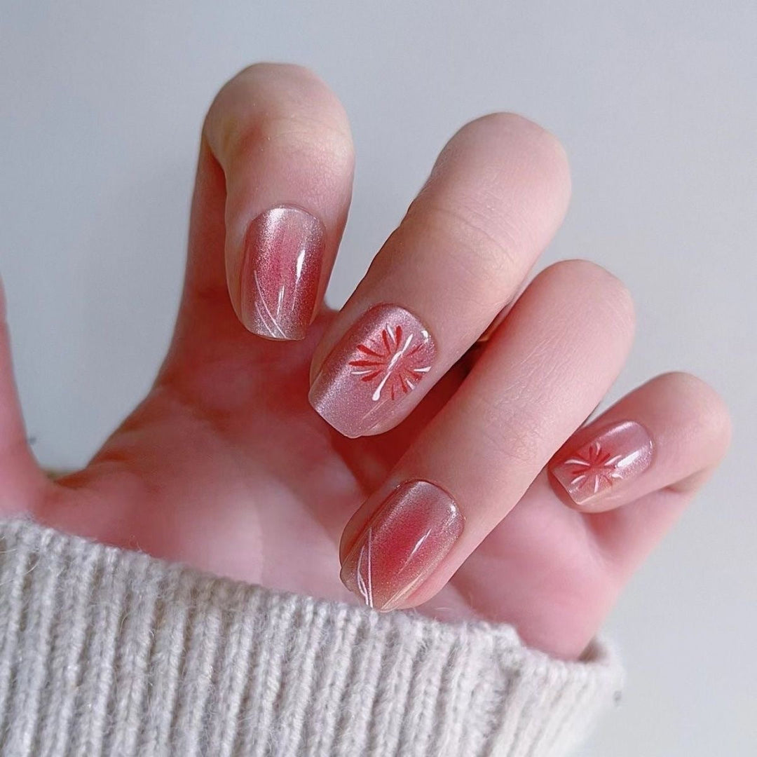 Premium Glitter Press-On Nail Set Kalsten