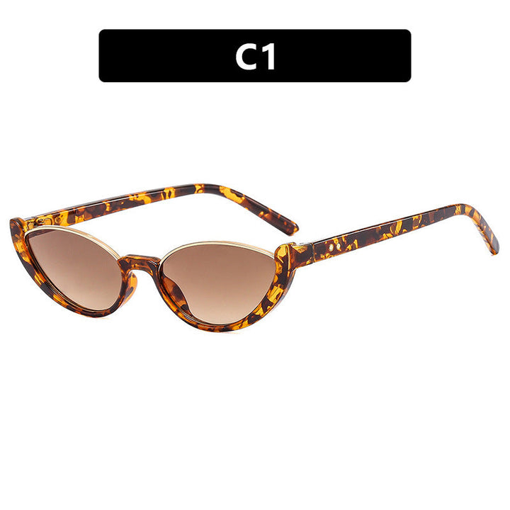 Women's Cat-Eye Sunglasses with Mirrored Lenses and Elegant Frame Kalsten