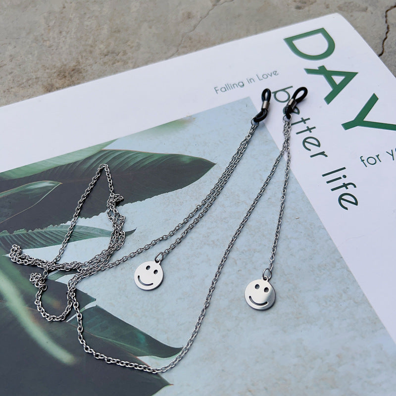 Chic Smiley Face Eyewear Chain Kalsten