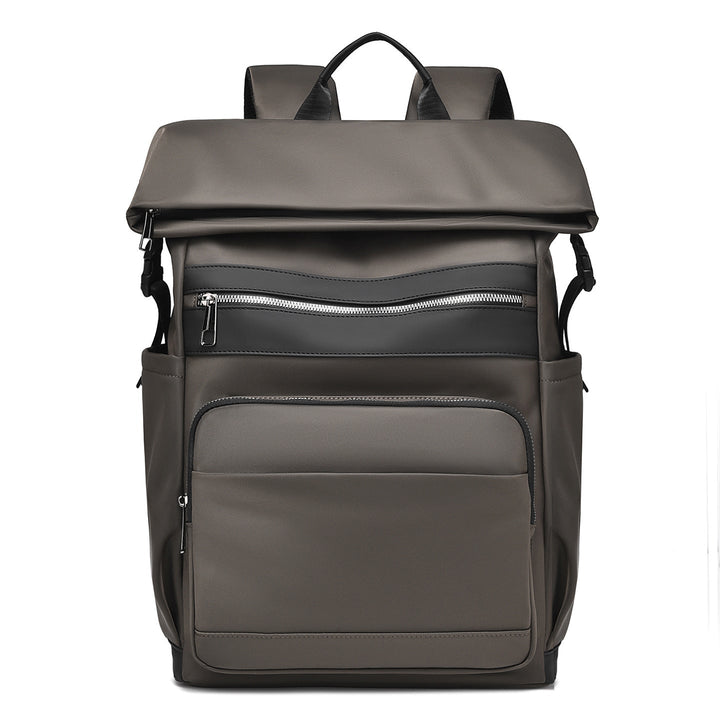 Multi-Functional Roll-Top Backpack with External Pockets Kalsten