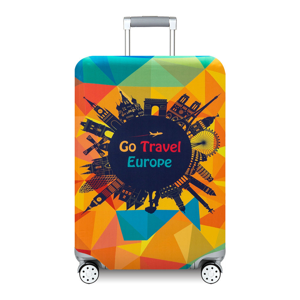 Unisex nan Kids Luggage Cover for Hard Shell Suitcases with Fun Space Design made of Elastic Polyester-Spandex Kalsten