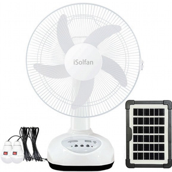 Women's Solar Powered Stand Fan with Smart Control System Kalsten