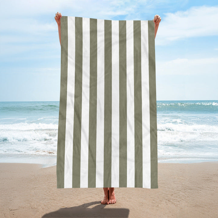 Beach towel with elegant wide stripes Kalsten