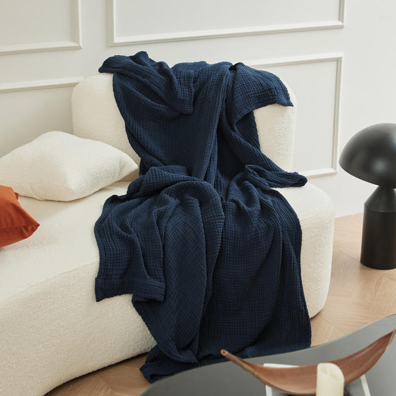 Women high-quality waffle texture blanket Bowlift