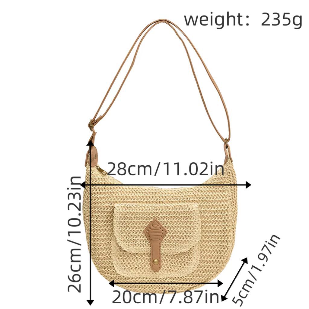 Shoulder bag with leather accents Kalsten