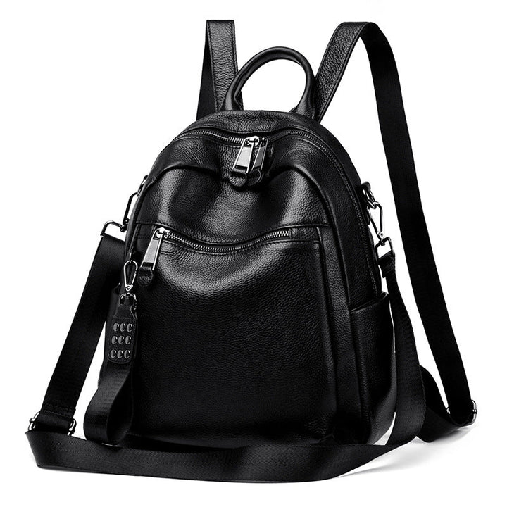 Versatile Multi-Functional Leather Backpack Kalsten