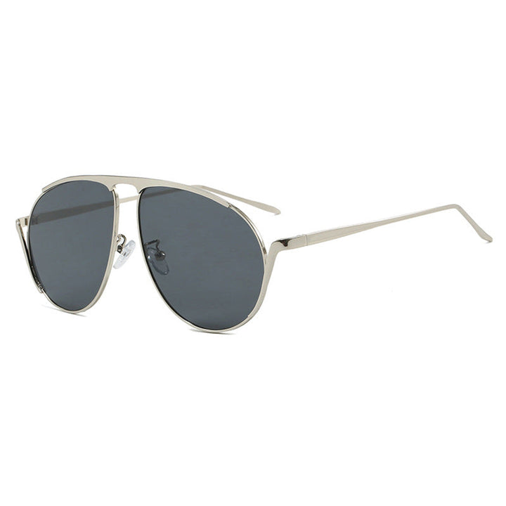 Ladies fashionable pilot sunglasses with polarized lenses and elegant metal frame Kalsten