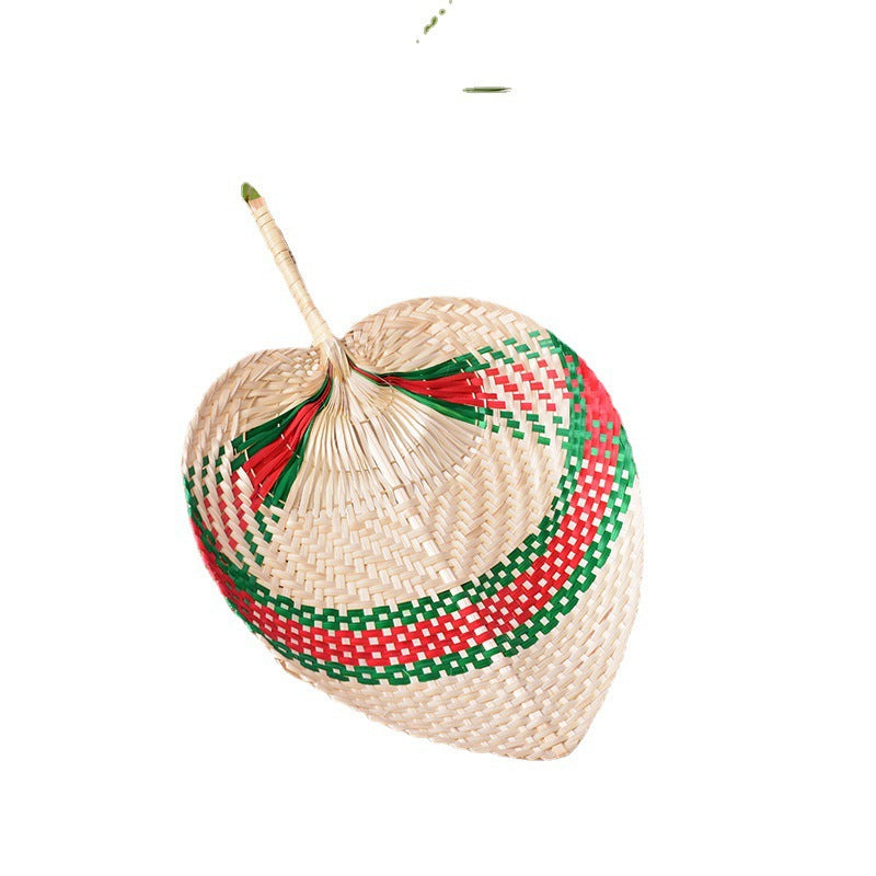 Women handmade fan made of natural material Kalsten