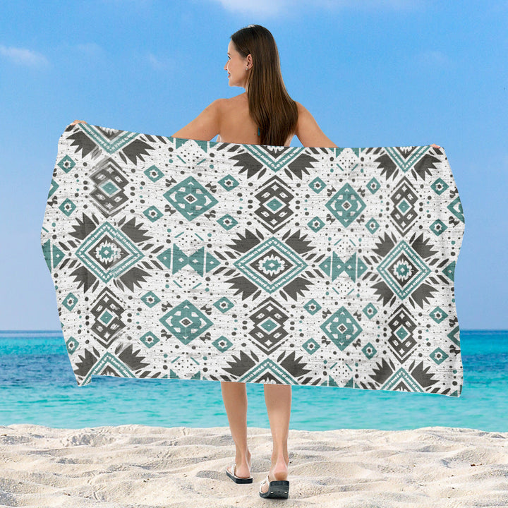 Beach towel with exclusive geometric pattern Kalsten