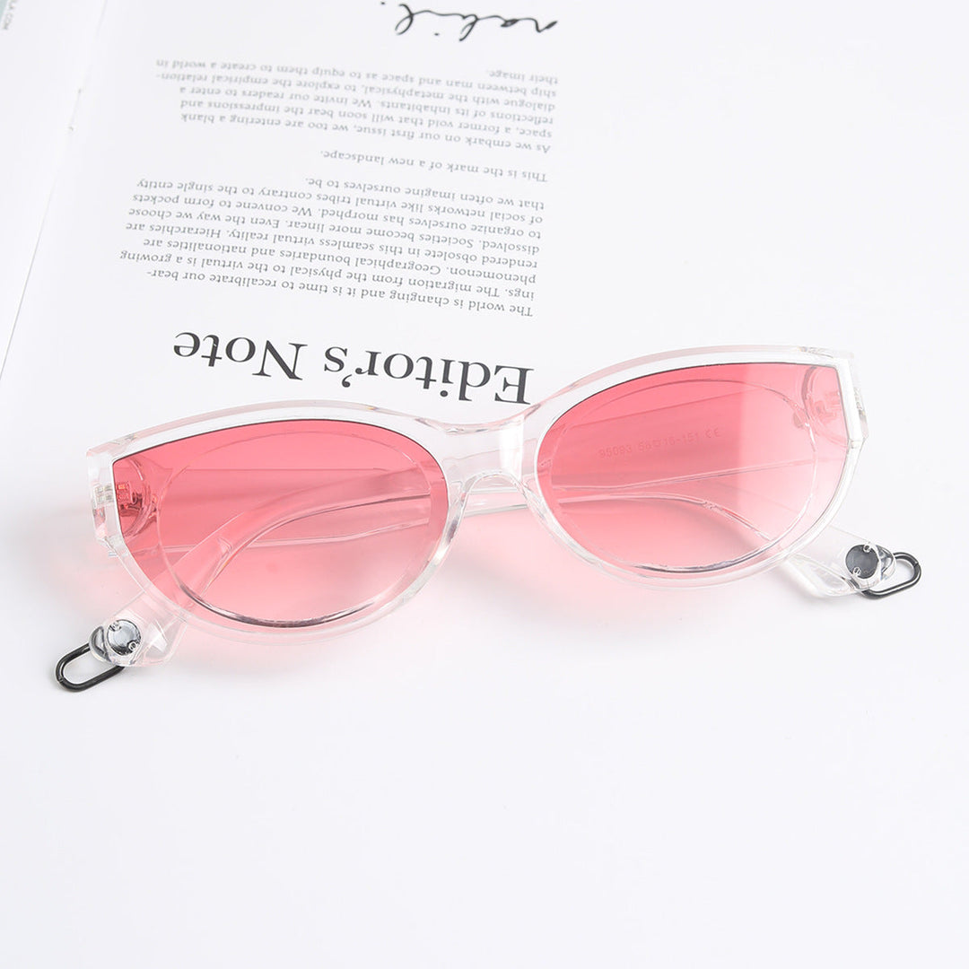Women's fashionable sunglasses with transparent frame and UV protection Kalsten
