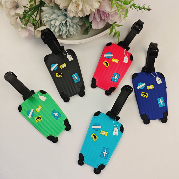 Unisex luggage tag in playful suitcase design Kalsten