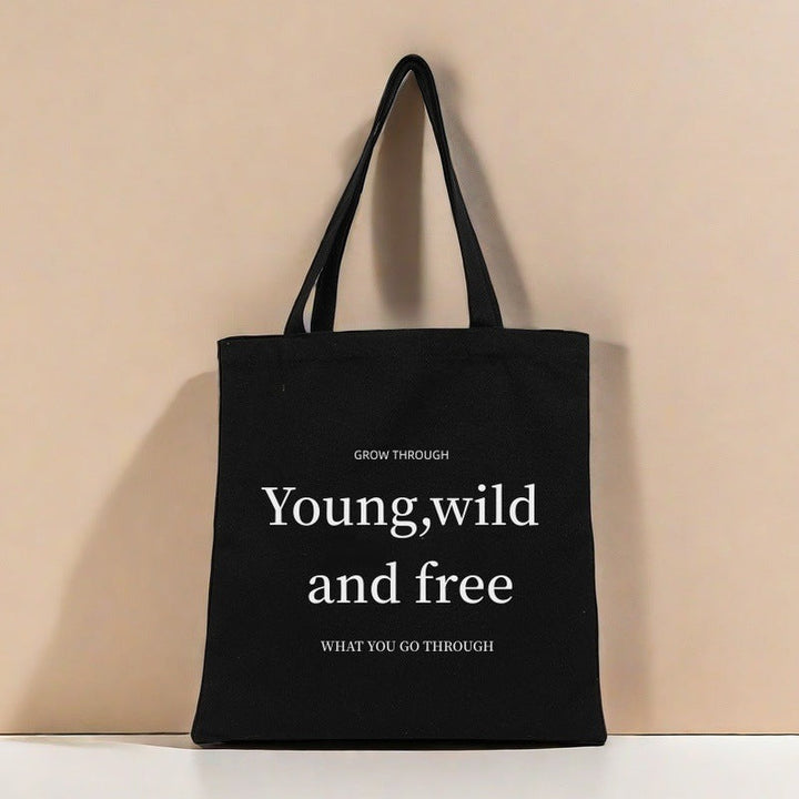 Motivational Canvas Tote Bag Kalsten
