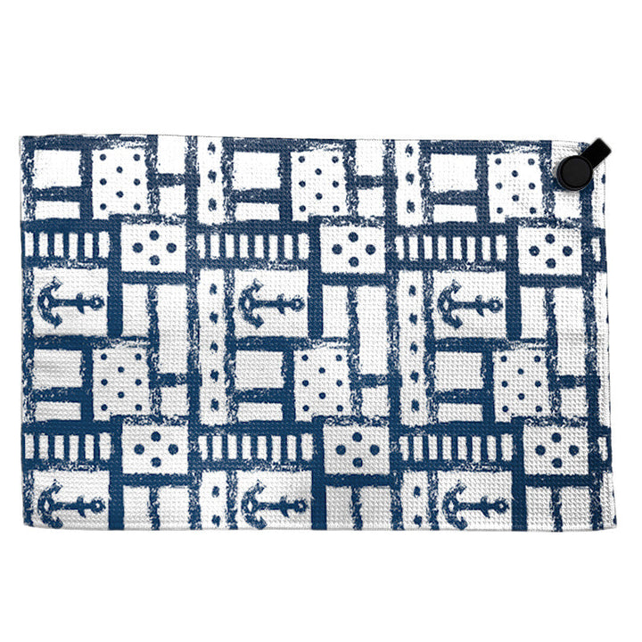 Towel with modern circular pattern Kalsten