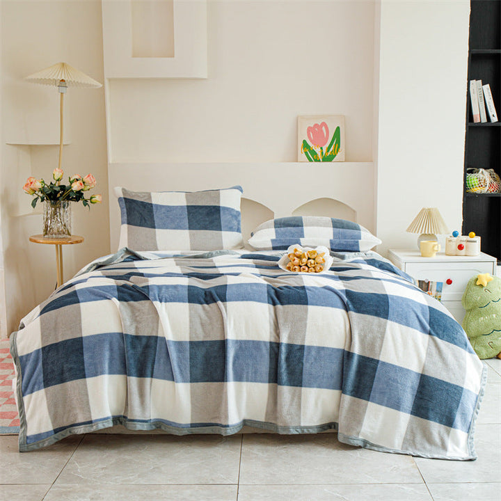 Women Patterned Blanket made of Soft Cotton Kalsten