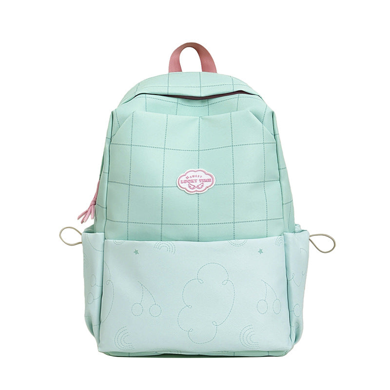 Playful Patterned School Backpack kalsten