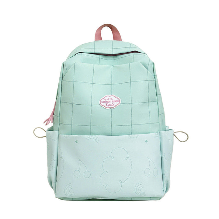 Playful Patterned School Backpack kalsten