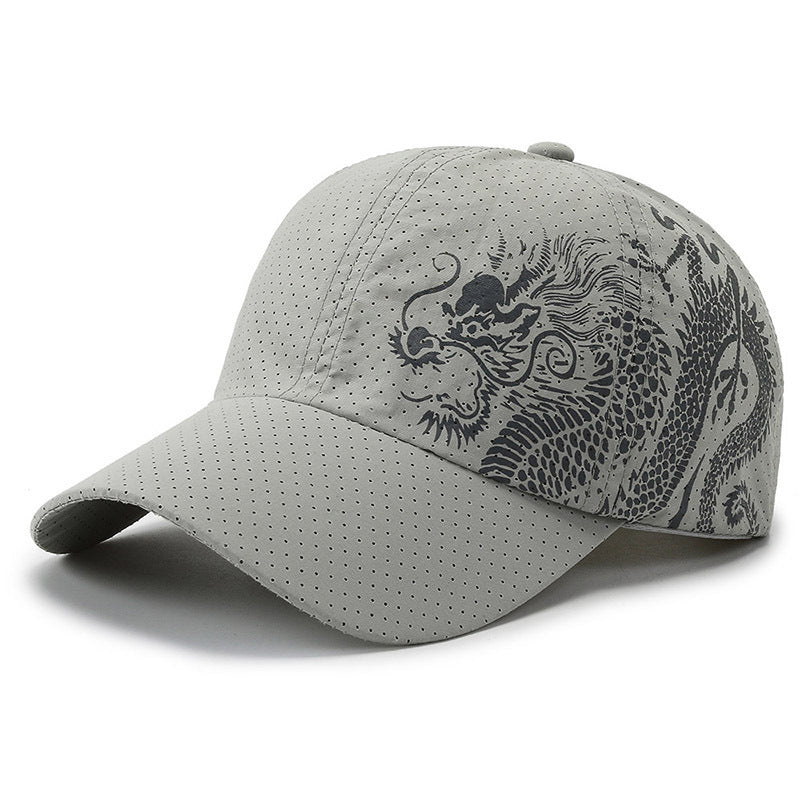 Men's Sports Cap with Dragon Pattern Kalsten