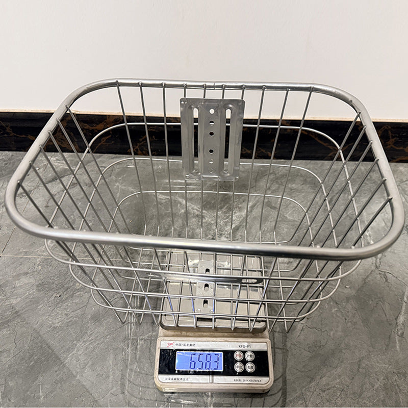 removable steel front bicycle cargo basket with universal mounting bracket Kalsten