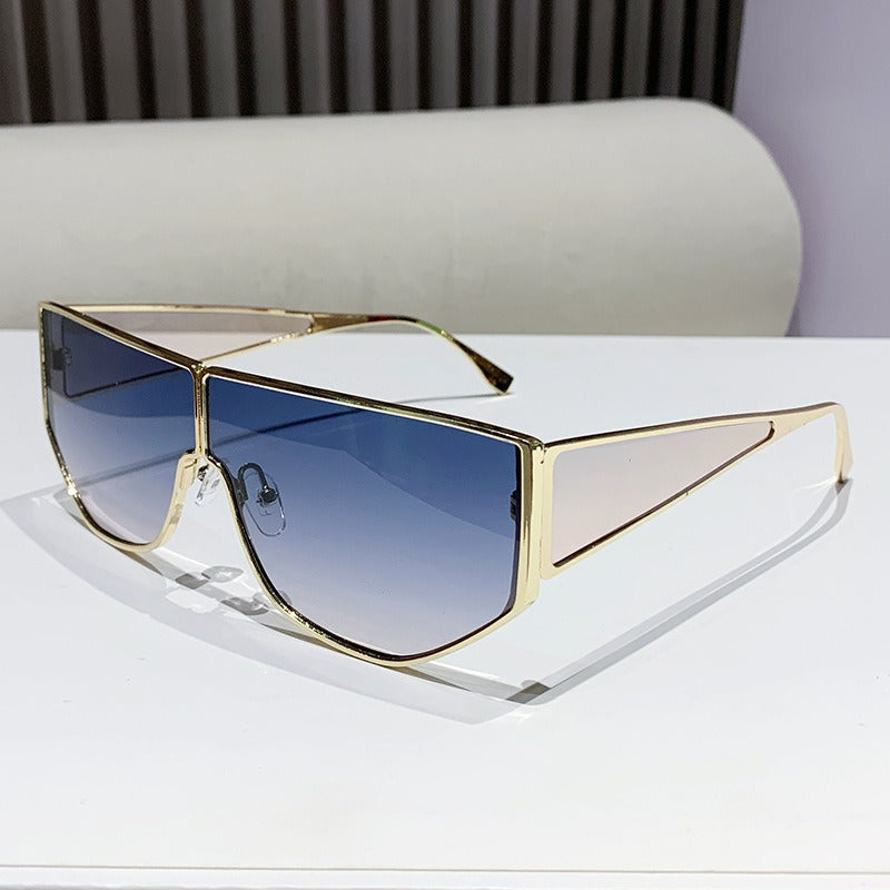 Men's Bold Statement Shield Sunglasses Kalsten