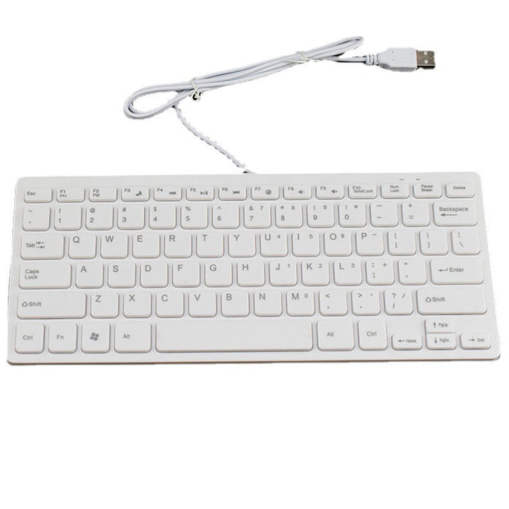 Flat USB keyboard with quiet keystrokes Kalsten
