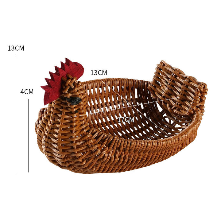 Decorative Woven Duck-Shaped Storage Basket Kalsten