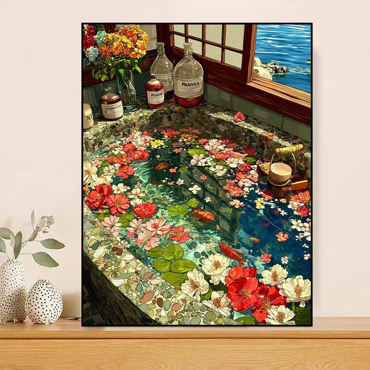 Floral Serenity Art Print Kalsten