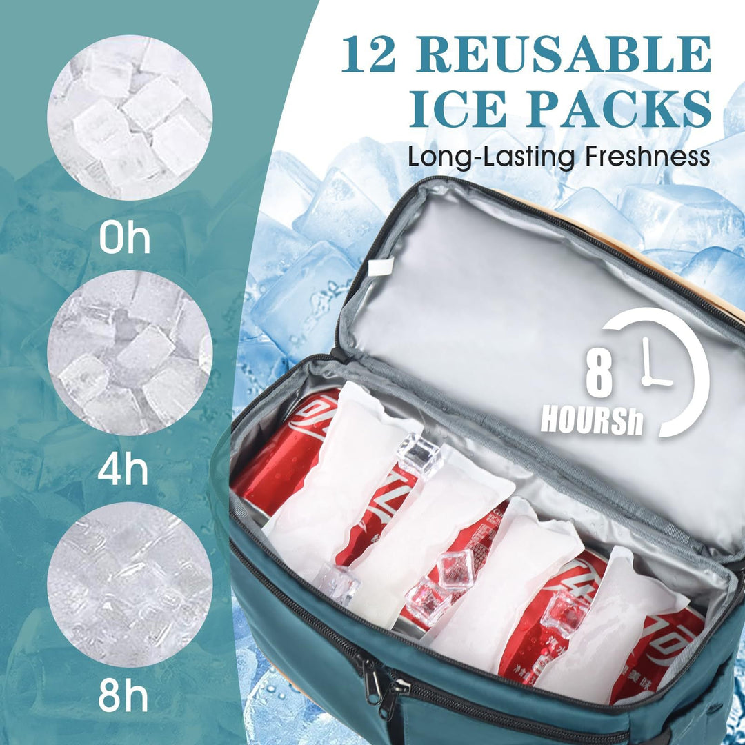 Unisex Insulated Leisure Transport Bag with External Pockets Kalsten