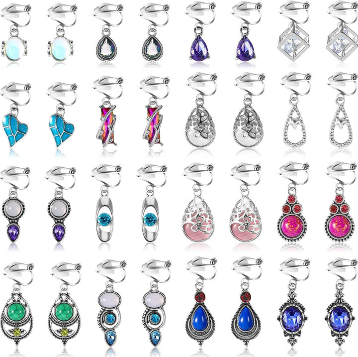 Colorful Crystal Drop Earrings Kalsten