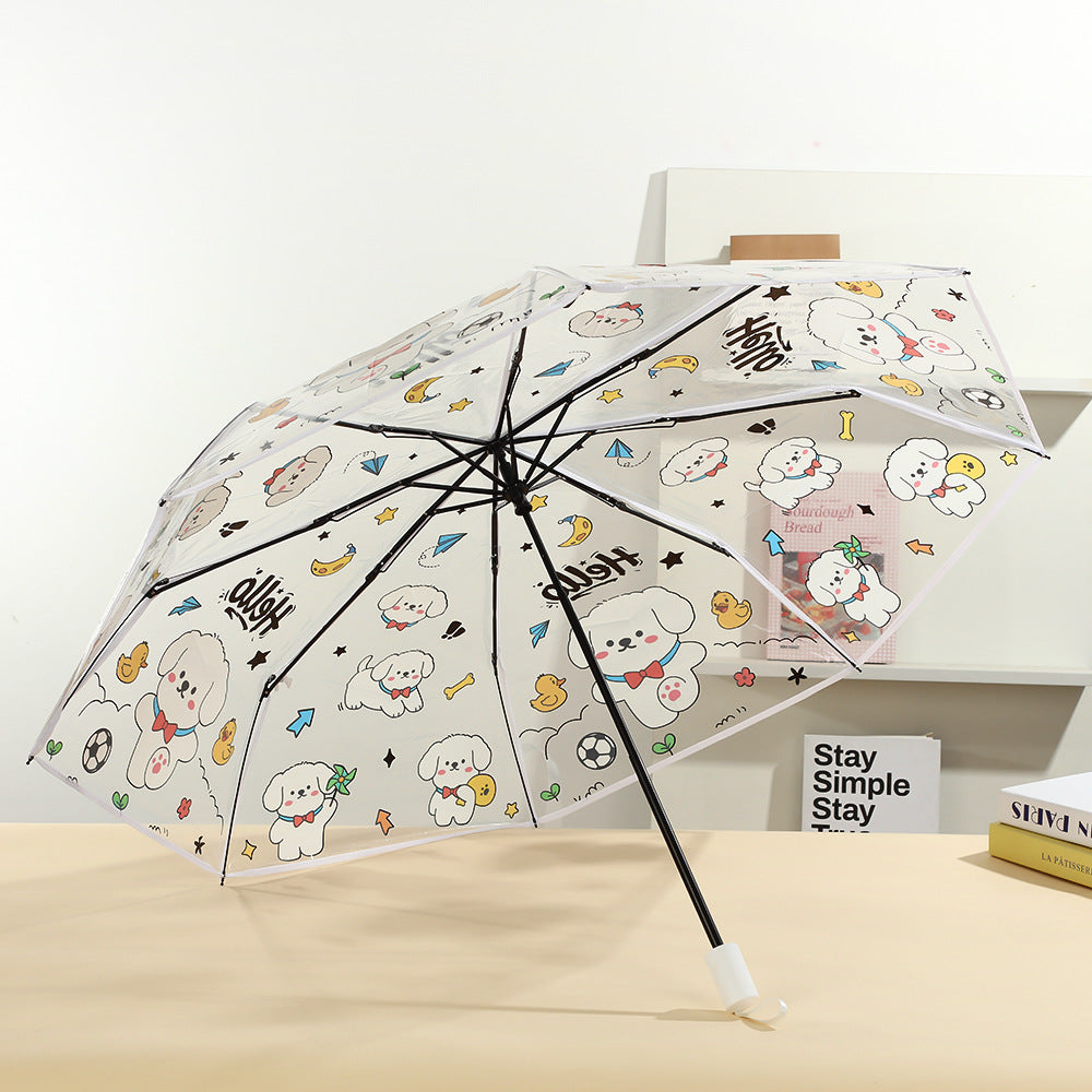 Women Pet Motif Umbrella Kalsten