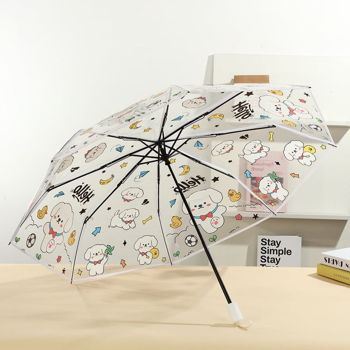 Women Pet Motif Umbrella Kalsten