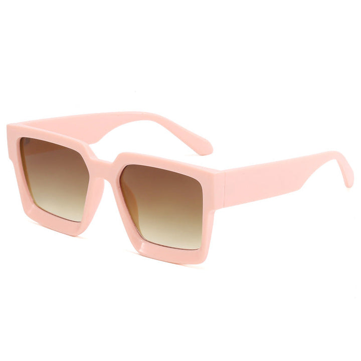 Ladies Oversized Sunglasses with Fashionable Transparent Frame Kalsten