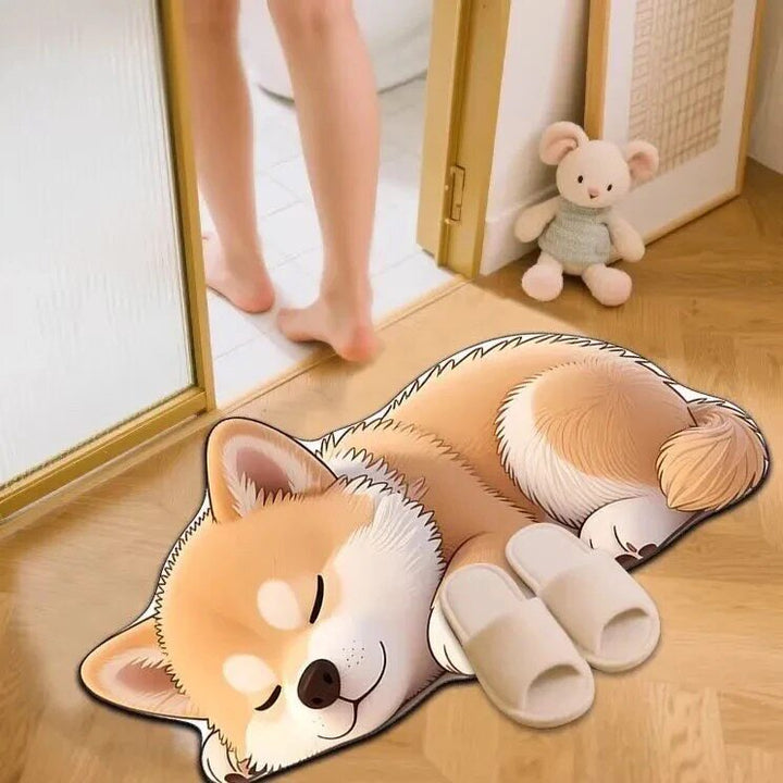 Cute Cat-Themed Bath Mat Kalsten