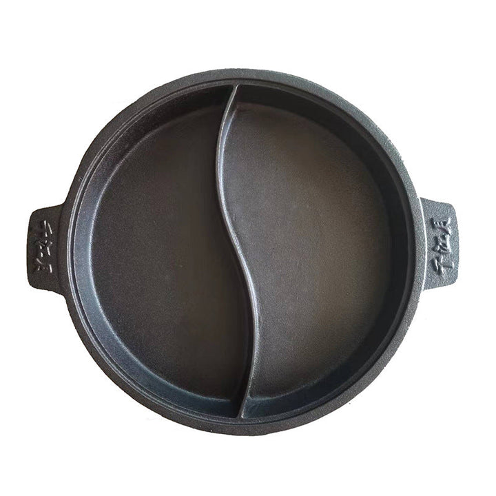 Dual Compartment Cast Iron Serving Pan Kalsten