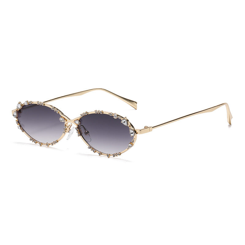 Women's extravagant oversized sunglasses with futuristic design Kalsten