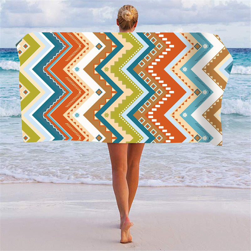 Beach towel with unique geometric pattern Kalsten