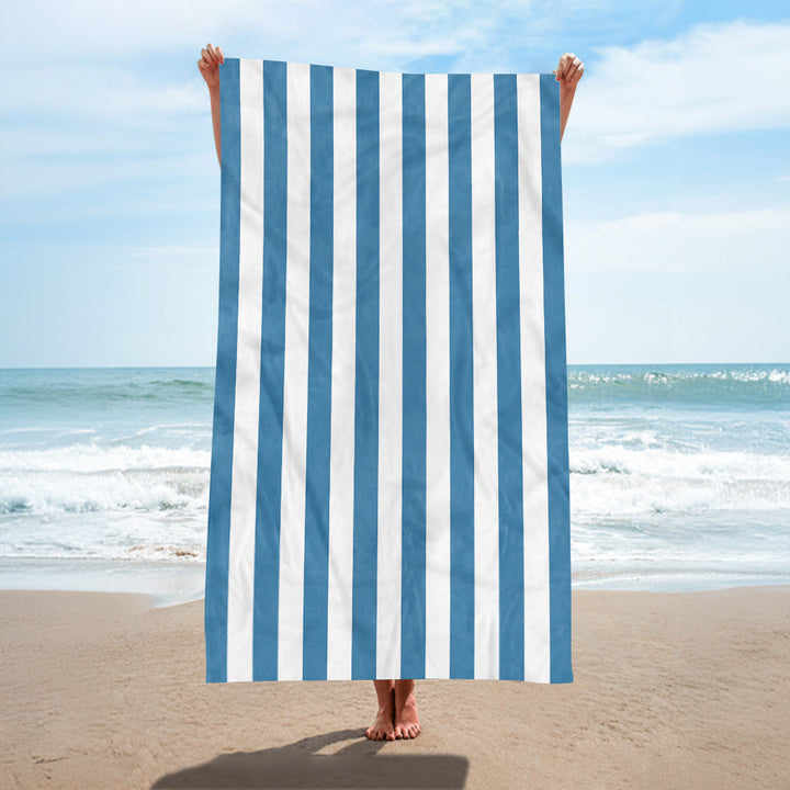 Beach towel with elegant wide stripes Kalsten