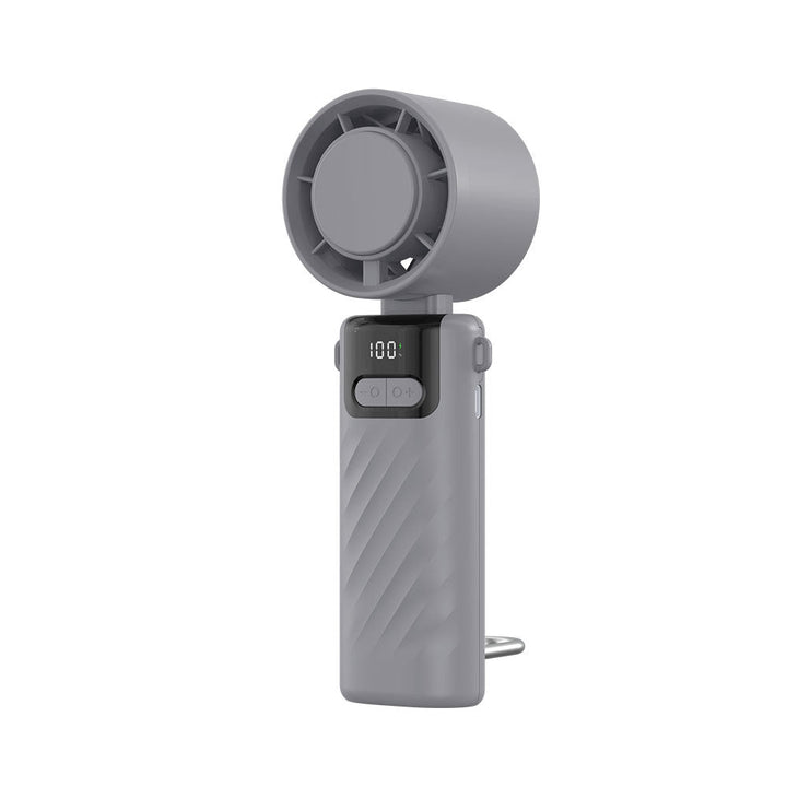 Unisex Digital Display Rechargeable Handheld Cooling Fan Kalsten
