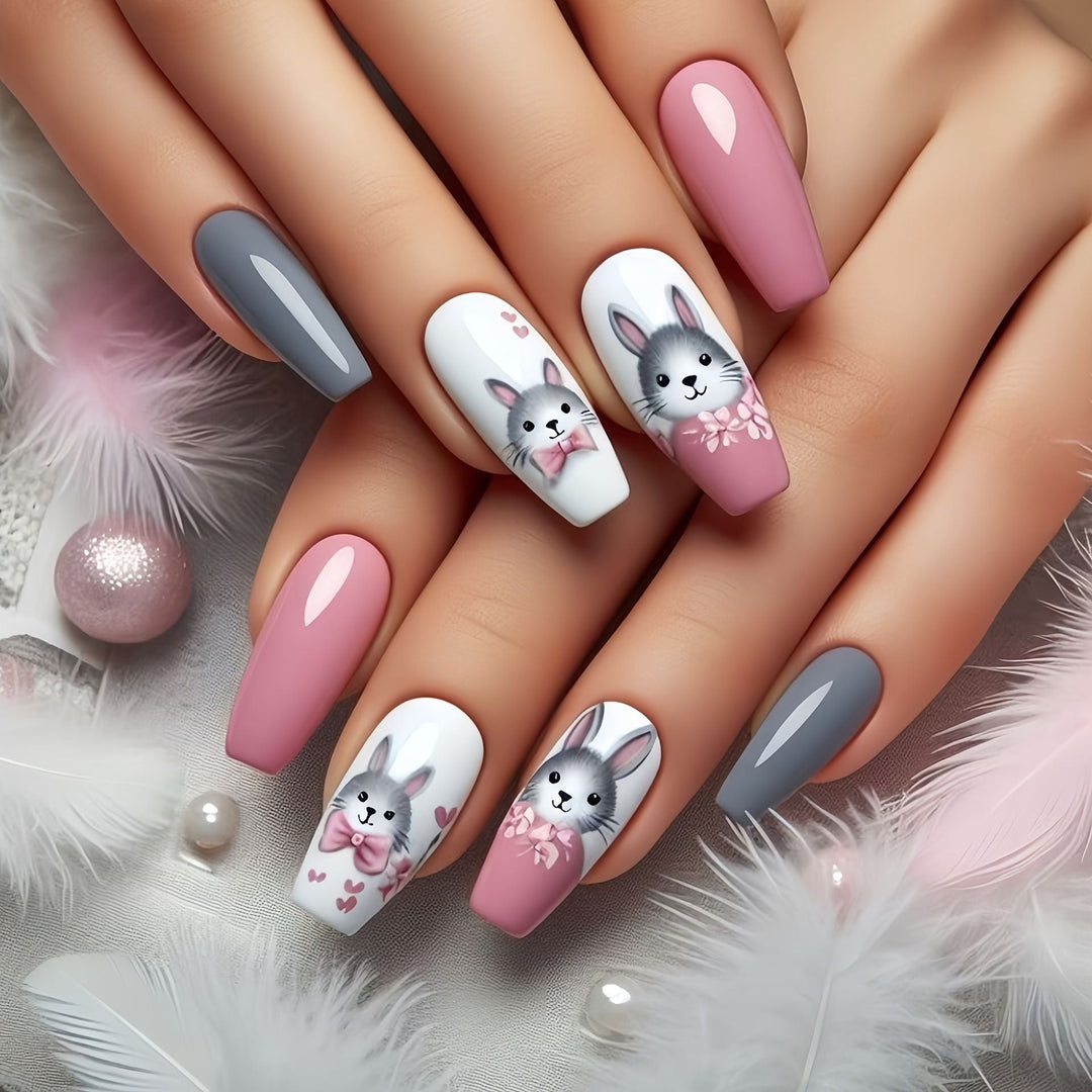 Floral Art Acrylic Nail Set Kalsten
