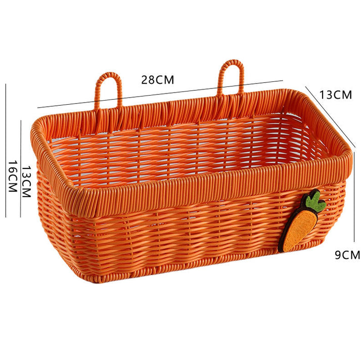 Handwoven Multi-Compartment Storage Basket Kalsten