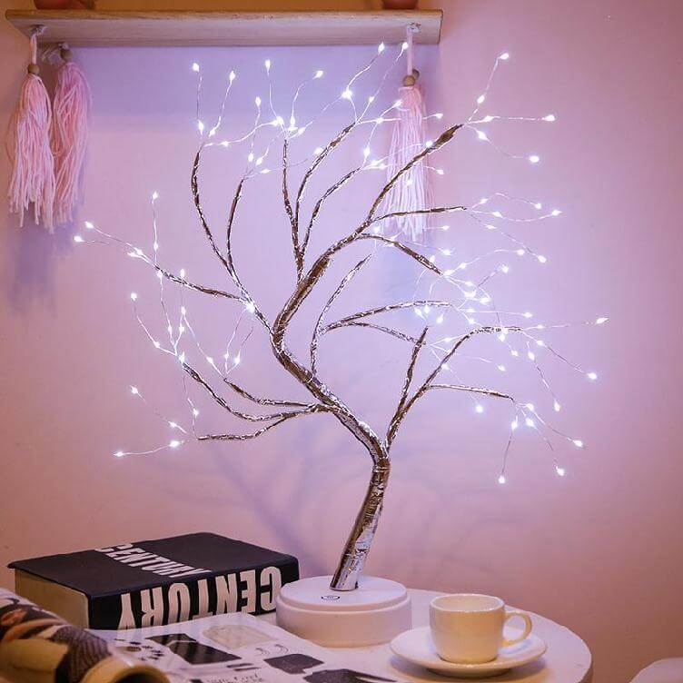 LED Table Lamp with Colorful Tree Lights Kalsten
