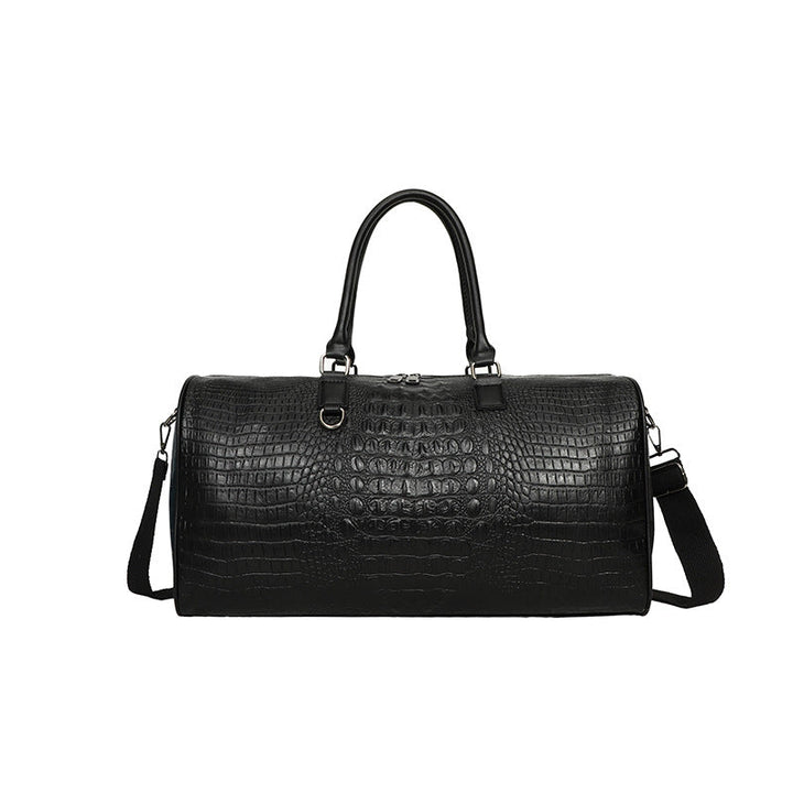 Elegant Travel Bag Made of Durable Artificial Leather with Crocodile Pattern Kalsten