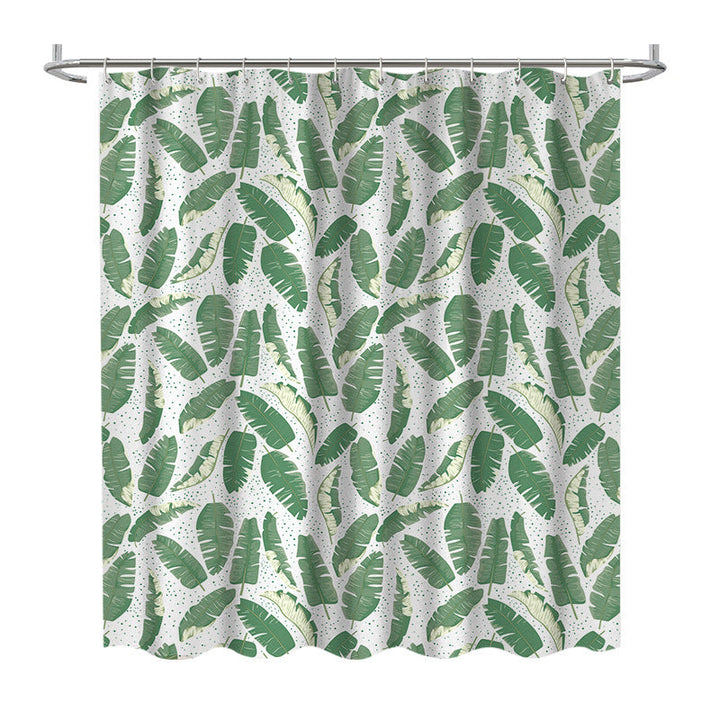 Leaf Print Shower Curtain Kalsten