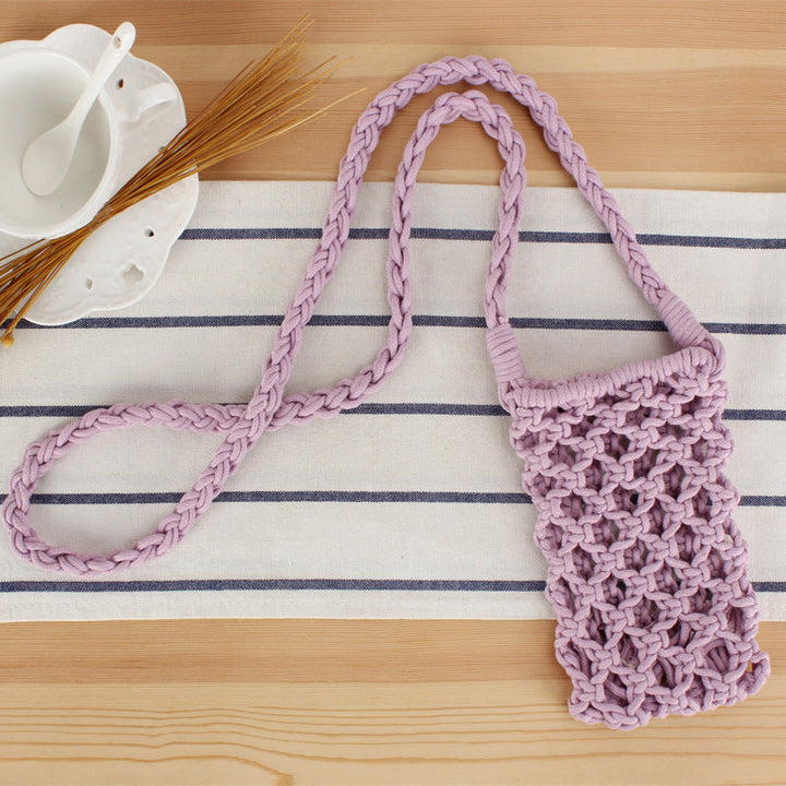 Macramé Shoulder Bag in Creative Net Design Kalsten