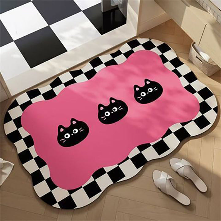 Decorative Cartoon-Themed Bath Mat Kalsten