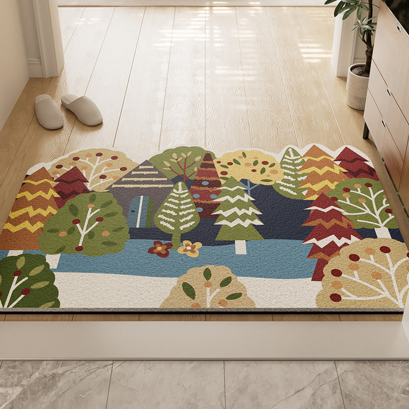 Forest-Themed Non-Slip Bath Mat Kalsten