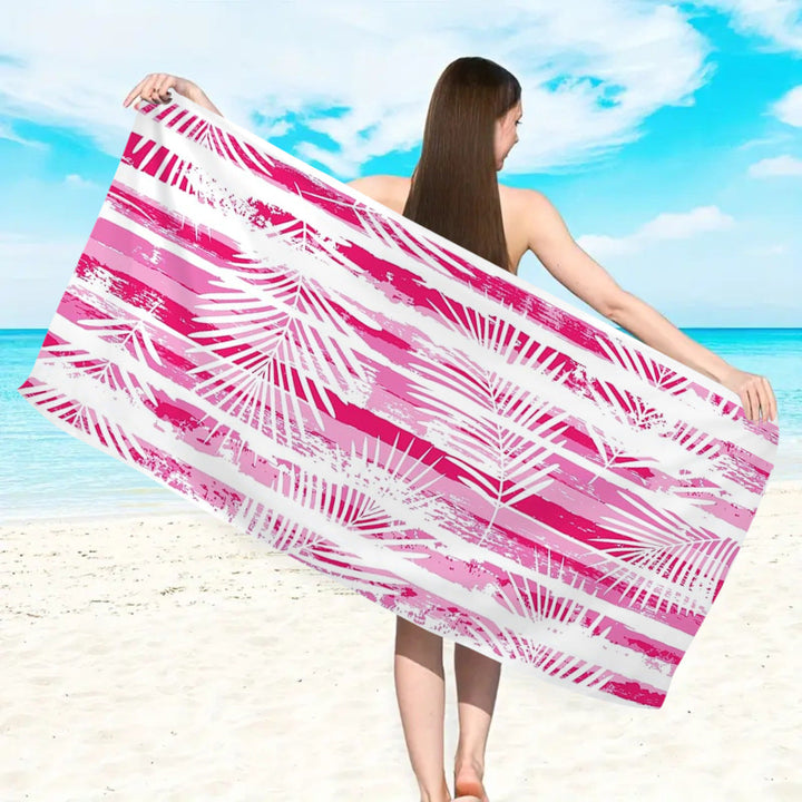 large beach towel with colorful butterfly design Kalsten